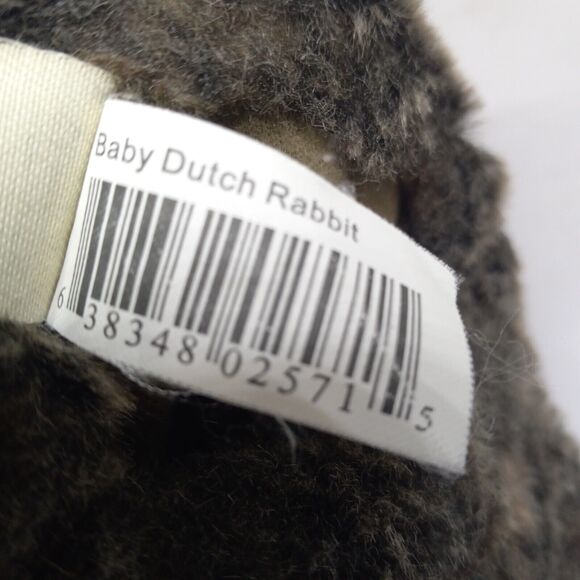 Folkmanis Baby Dutch Rabbit Full Body Hand Plush Puppet-Realistic-Plastic Eyes - Picture 8 of 9